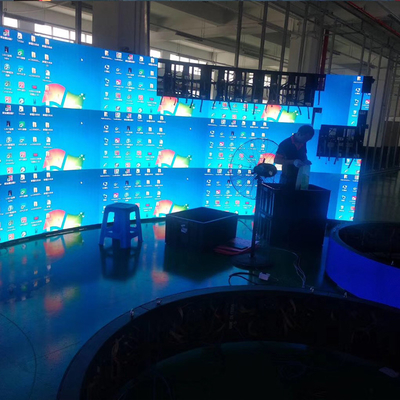 Small Large Flexible Led Screen Panel Column Cylindrical Led Display P3 P4